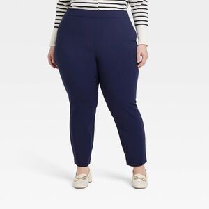A New Day - Women's High-Rise Skinny Ankle Pull-On Pants - A N Navy